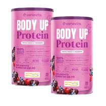 Kit 2x - Body Up Protein - Colageno Bodybalance - Frutas Roxas e Cranberry - 450g - Sanavita