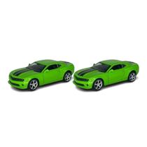 Kit 2x Brinquedo Camaro Colecionável Verde - AP TOYS