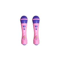 Kit 2x Brinquedo Microfone Musical Infantil Rosa - AP TOYS Kit 2x Brinquedo Microfone Musical Infantil Rosa - AP TOYS