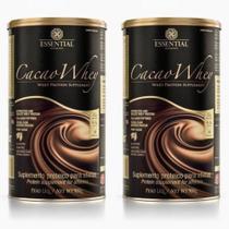 Kit 2x Cacao Whey 900g latão - Essential Nutrition