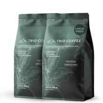 Kit 2x Café Especial TRIO COFFEE Moído 250g 100 Arábica Torra Média Direto da Fazenda Inovação e Sustentabilidade