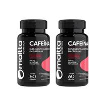 Kit 2x Cafeína 200mg 2x60 Cápsulas Maltta Sabor:Sem sabor