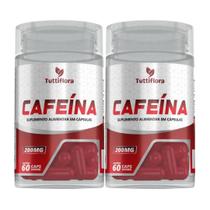 Kit 2x Cafeína 200mg 60 Cápsulas Tuttiflora