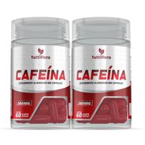 Kit 2x Cafeína 200mg 60 Cápsulas Tuttiflora
