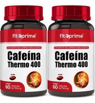 Kit 2x Cafeína Thermo 400 -60 cápsulas FitoPrime