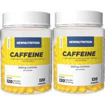 Kit 2X Caffeine 200mg - 120 Cápsulas - NewNutrition Kit 2X Caffeine 200mg - 120 Cápsulas - NewNutrition
