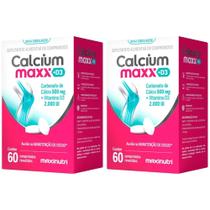 KIT 2X CALCIUM MAXX D3 ( Carbonato de Cálcio + Vitamina D3) 60 comprimidos - Maxinutri KIT 2X CALCIUM MAXX D3 ( Carbonato de Cálcio + Vitamina D3) 60 comprimidos - Maxinutri