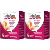 KIT 2X CALCIUM MAXX MDK ( Cálcio Citrato Malato + Magnésio + Vitaminas D3 e K2) 60 comprimidos - Maxinutri KIT 2X CALCIUM MAXX MDK ( Cálcio Citrato Malato + Magnésio + Vitaminas D3 e K2) 60 comprimidos - Maxinutri