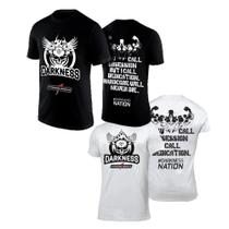 Kit 2x Camiseta Preta e Branca Integralmédica Modelo Darkness