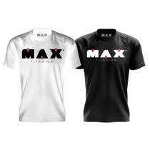 Kit 2x Camiseta Treino Musculação Dry Fit Max Titanium