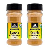 Kit 2X: Canela do Ceilão em Pó Orgânica Kampo de Ervas 60g Kit 2X: Canela do Ceilão em Pó Orgânica Kampo de Ervas 60g