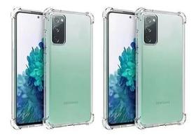 Kit 2x Capa Capinha Anti Impacto Samsung Galaxy S20 Fe