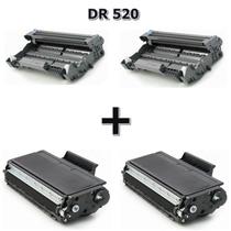 Kit 2X Cartucho Cilindro + 2X Toner Para Tn650 Tn580 Tn620 Dr650 Dr620 Dr520 Kit 2X Cartucho Cilindro + 2X Toner Para Tn650 Tn580 Tn620 Dr650 Dr620 Dr520