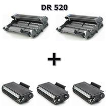 Kit 2X Cartucho Cilindro + 3X Toner Para Tn650 Tn580 Tn620 Dr650 Dr620 Dr520 Kit 2X Cartucho Cilindro + 3X Toner Para Tn650 Tn580 Tn620 Dr650 Dr620 Dr520