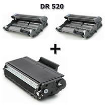 Kit 2X Cartucho Cilindro + Toner Para Tn650 Tn580 Tn620 Dr650 Dr620 Dr520