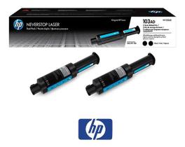 Kit 2x cartucho toner neverstop hp 103ae w1103ae (02 unid w1103ab)