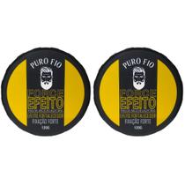 Kit 2x Cera Modeladora Masculina Puro Fio 120g Fixação Forte Pasta Modeladora Profissional