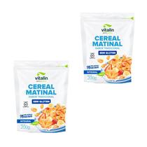 Kit 2X Cereal Matinal Integral 200g sabor Tradicional