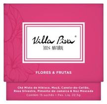 Kit 2X: Chá Misto Flores E Frutas Villa Piva 15 Sachês