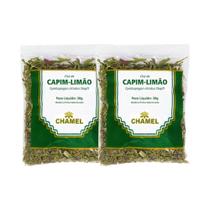 Kit 2x Chá Pacote Capim Limao Folhas 30g - CHAMEL