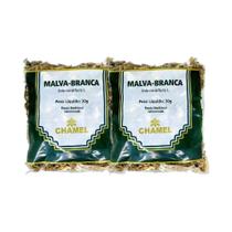 Kit 2x Chá Pacote Malva Branca Folhas 30g - CHAMEL