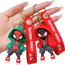 Kit 2x Chaveiro 3d Homem Aranha Anime Coleção Hip Hop Personagem Chave Carro Bolsa Kit 2x Chaveiro 3d Homem Aranha Anime Coleção Hip Hop Personagem Chave Carro Bolsa