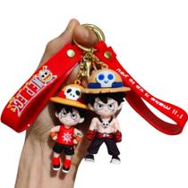 Kit 2x Chaveiro 3d One Piece Luffy Coleção Chave Carro Bolsa Kit 2x Chaveiro 3d One Piece Luffy Coleção Chave Carro Bolsa