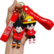 Kit 2x Chaveiro 3d One Piece Personagem Luffy Anime Coleção Chave Carro Bolsa Kit 2x Chaveiro 3d One Piece Personagem Luffy Anime Coleção Chave Carro Bolsa
