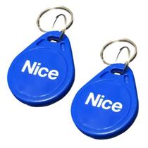 KIT 2x Chaveiro / TAG LF 125kHz Azul Nice / Linear