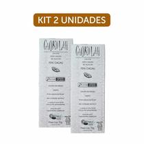 Kit 2X: Chocolate 70% Cacau Zero Açúcar Orgânico Chokolah