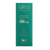 Kit 2X: Chocolate Ao Leite D Coco S/ Açúcar Org Chokolah 70G
