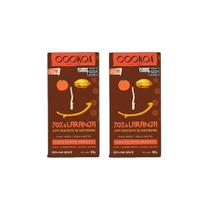 Kit 2X: Chocolate Intenso 70% Cacau Laranja E Crocante