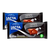 Kit 2X Chocolate Lacta Diamante Negro 80g