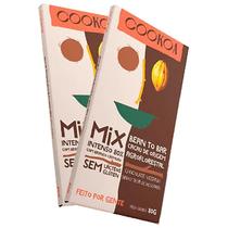 Kit 2X: Chocolate Mix Intenso 80% E Branco Cremoso Vegano
