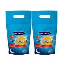Kit 2x Cloro Weekend Hidroazul 2,4 kg