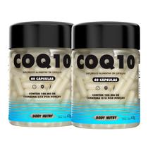 kit 2x Coenzima Q10 100 mg Ubiquinona Metabolismo Vitalidade Saúde Cardiovascular 60 Cáps Body Nutry kit 2x Coenzima Q10 100 mg Ubiquinona Metabolismo Vitalidade Saúde Cardiovascular 60 Cáps Body Nutry