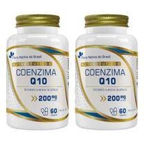 Kit 2x Coenzima Q10 200mg 60 Cápsulas Flora Nativa do Brasil Kit 2x Coenzima Q10 200mg 60 Cápsulas Flora Nativa do Brasil
