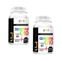 Kit 2x Coenzima Q10 200mg 60 Cápsulas Gênesis Kit 2x Coenzima Q10 200mg 60 Cápsulas Gênesis