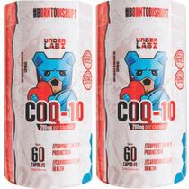 Kit 2x Coenzima Q10 200mg Under Labz 60 Cápsulas cada total 120 capsulas Alta Concentração