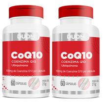 Kit 2x Coenzima Q10 Original Suplemento Alimentar Natural Sabor Neutro Duom 60 Capsulas