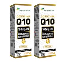 KIT 2X Coenzima Q10 Sublingual em gotas 30ml - Flora Nativa Sabor:Laranja KIT 2X Coenzima Q10 Sublingual em gotas 30ml - Flora Nativa Sabor:Laranja
