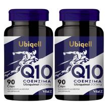 Kit 2x Coenzima Q10 Ubiquinol 200mg Forma Ativa 180 Capsulas 180 Doses