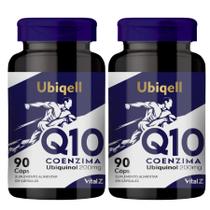 Kit 2x Coenzima Q10 Ubiquinol 200mg Forma Ativa 180 Capsulas 180 Doses Kit 2x Coenzima Q10 Ubiquinol 200mg Forma Ativa 180 Capsulas 180 Doses
