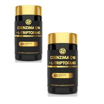 Kit 2x Coenzima Triptofano Premium 500mg 60 cps Floral Ervas