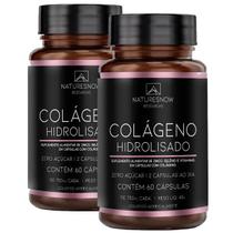 Kit 2x colãgeno hidrolisado 60 cãpsulas - natures now