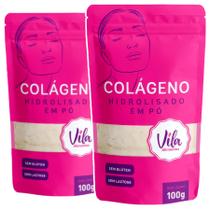 Kit 2x Colageno Hidrolisado em Po 9g proteínas por porção 100g Suplemento Alimentar Proteico Sem Gluten Sem Lactose Kit 2x Colageno Hidrolisado em Po 9g proteínas por porção 100g Suplemento Alimentar Proteico Sem Gluten Sem Lactose