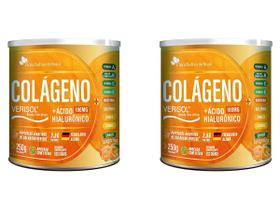 Kit 2x Colageno Hidrolisado Verisol Frutas Tangerina 250g - Flora nativa do brasil