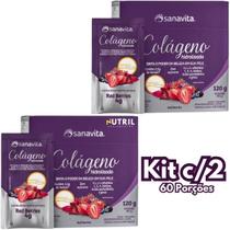 Kit 2x Colágeno Hidrolisado Verisol Sanavita (60 sachês)