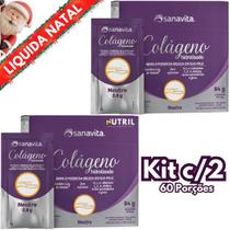 Kit 2x Colágeno Hidrolisado Verisol Sanavita (60 sachês)
