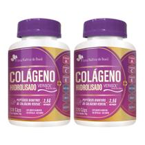 Kit 2x Colágeno Hidrolisado Verisol Vitaminas A C E Biotina Zinco Selênio 120 Caps Flora Nativa Kit 2x Colágeno Hidrolisado Verisol Vitaminas A C E Biotina Zinco Selênio 120 Caps Flora Nativa